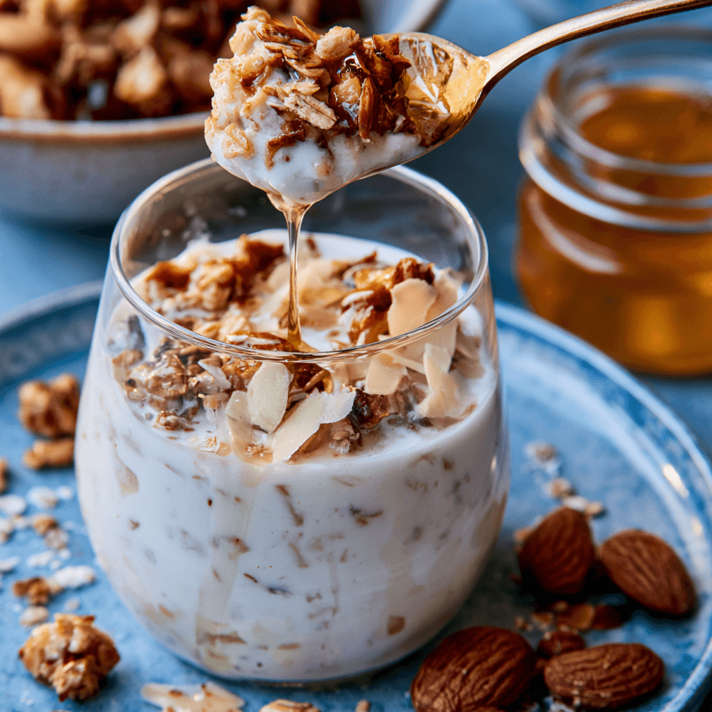Filmjölk with Muesli and Honey