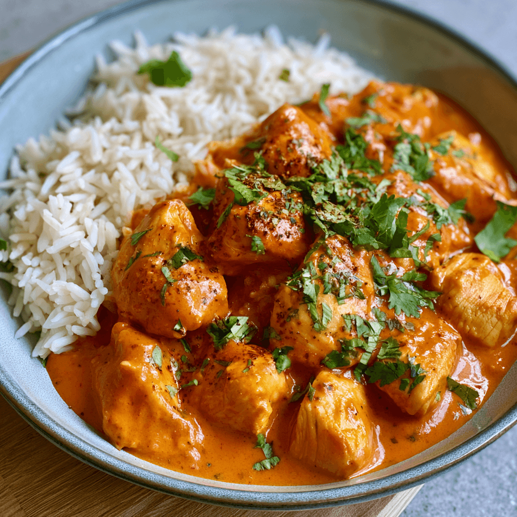 Butter Chicken with Rice